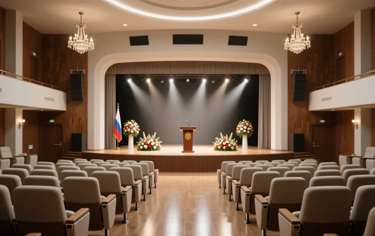 Обновленный актовый зал открывается в Доме культуры Елизаветинской