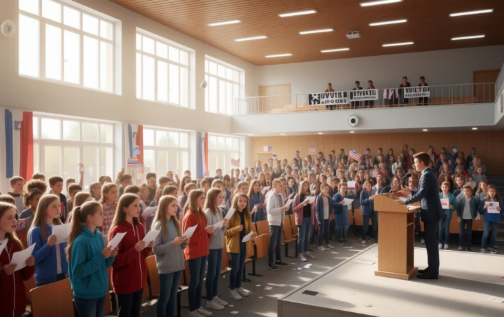 В Краснодаре школьники избрали новых лидеров ученического самоуправления