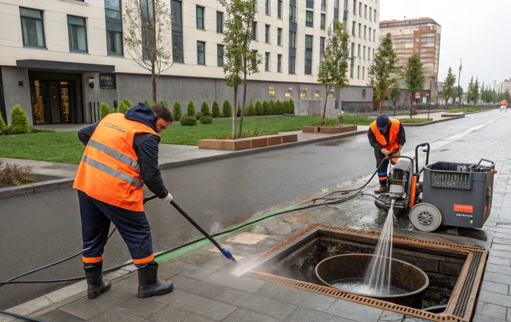 В Краснодаре очистили более 62 км ливневой канализации