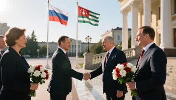 Краснодар приветствует делегацию из Сухума