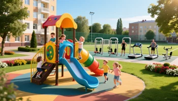 Краснодарские детские и спортивные площадки приведены в порядок