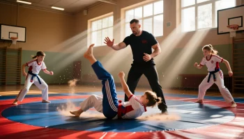 Самбо в школах Краснодара: более 200 тысяч юных спортсменов