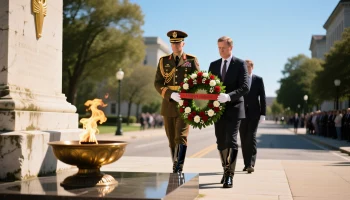В Краснодаре возложили цветы к Вечному огню в рамках Форума исторического наследия