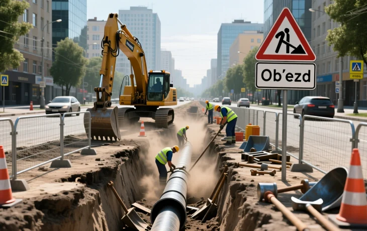 В Краснодаре ограничат движение из-за строительства ливневой канализации