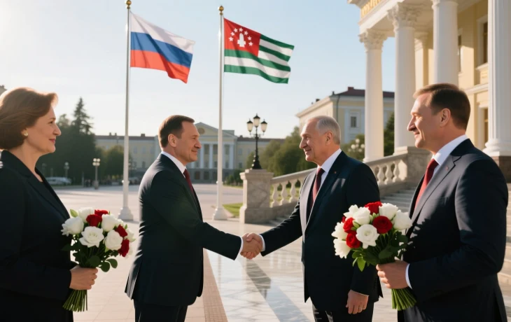 Краснодар приветствует делегацию из Сухума