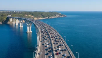 Причины временного запрета на проезд электромобилей и гибридов по Крымскому мосту раскрыты