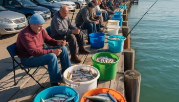 Сотни рыбаков вышли на охоту: что ловят на пляжах Черного моря в ноябре