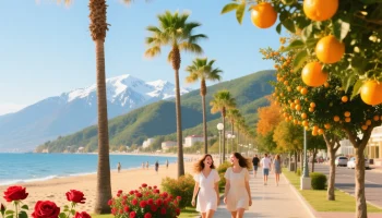 У вас зима? А в Сочи снова лето: репортаж из города, где ноябрь — это пляжи, розы и мандарины