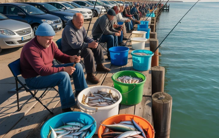 Сотни рыбаков вышли на охоту: что ловят на пляжах Черного моря в ноябре