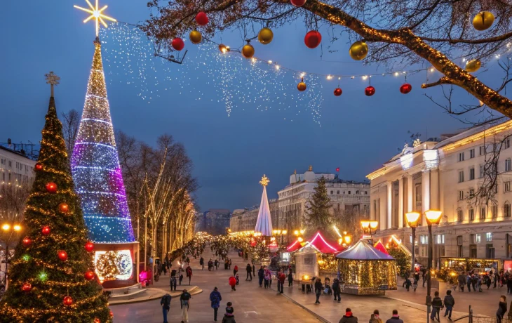 Новогодние конкурсы в Новороссийске определили лучших оформителей города