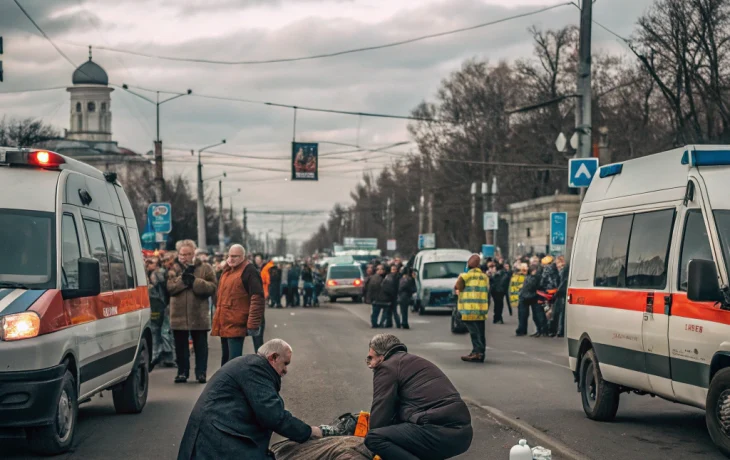В центре Полтавской сбили двух пенсионеров: медики рассказали о последствиях ДТП