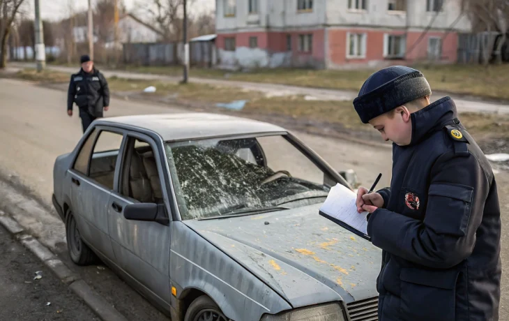 В Динской школьники снова испортили машину пенсионера, полиция начала проверку
