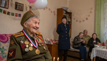 Ветеран из Туапсинского округа Элмас Сафарова отметила 95-летие в кругу семьи