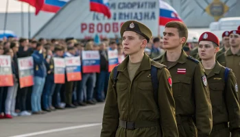 Призывники из Новопокровска отправились на службу в Вооруженные силы России с торжественным проводом