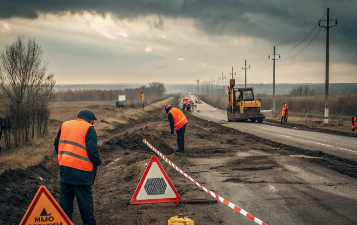 Подрядчика дороги между Крымском и Славянском могут оштрафовать за нарушение безопасности