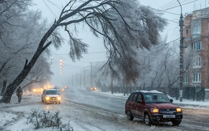 Штормовое предупреждение в Ахтырском: ветер, гололедица и опасные дороги