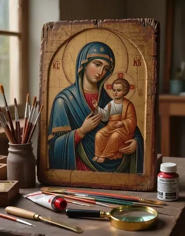 Обретенную морем: икону Богородицы из-под Анапы спасает реставратор из Краснодара