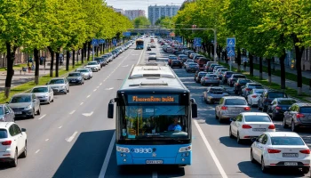 В Краснодаре планируют создать новые выделенные полосы для общественного транспорта в 2026 году