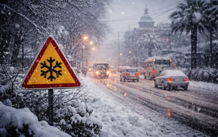 Штормовое предупреждение и мокрый снег накроют Кубань