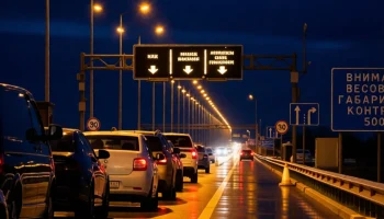 Новогодний трафик на Крымском мосту: ситуация накануне праздников