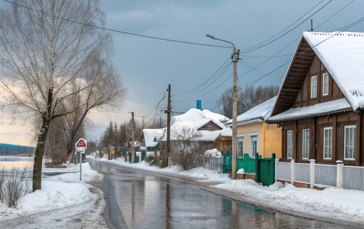 В станице Северская службы переведены в режим готовности из-за похолодания и паводков