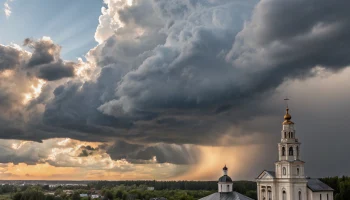 Переменная облачность ожидается в Елизаветинской в течение дня