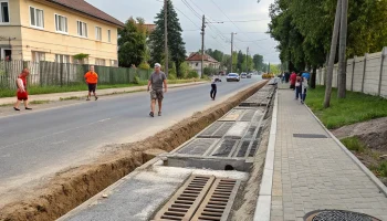 В Тимашёвске решили проблему с ливневкой на улице Комарова