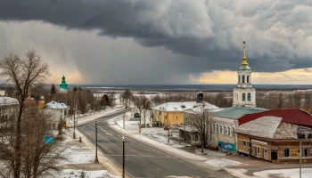 В Староминской ожидаются осадки, ветер и гололед при потеплении до +11 &deg;C