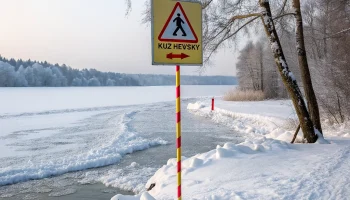 Жителей Кущевского района предупреждают об опасности выхода на лёд