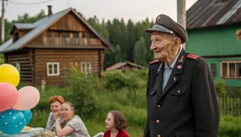 В Тбилисском районе 100-летний ветеран Алексей Демьяновский отметил вековой юбилей