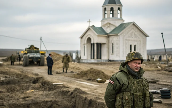 Военный священник из Тихорецка продолжает служение на фронте и строит храм