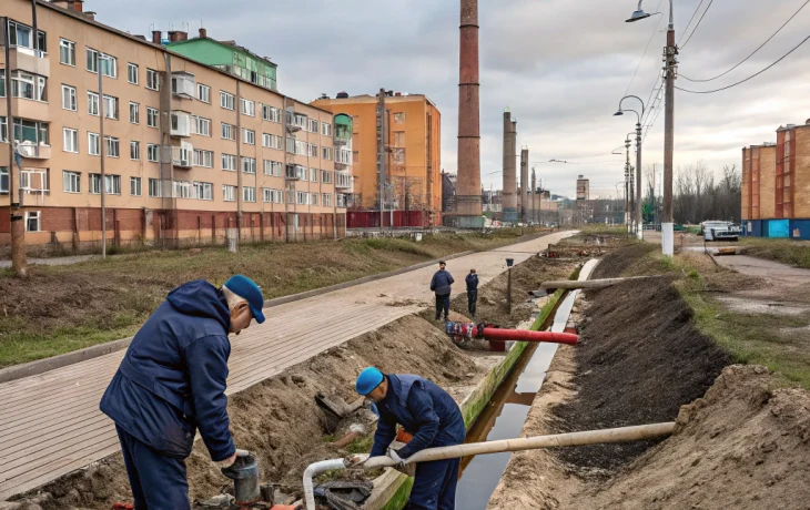 В микрорайоне сахарного завода Ленинградской завершили работы по переключению водоснабжения В микрорайоне сахарного завода Ленинградской завершили работы по переключению водоснабжения
