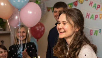 В Новотитаровской поздравили Людмилу Подгорную с днем рождения