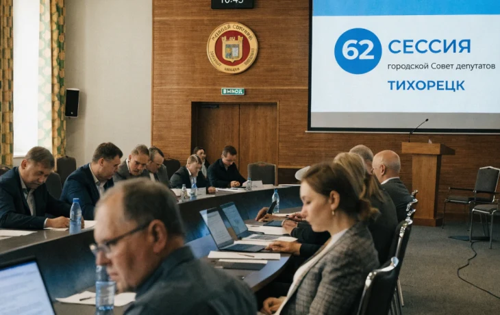 В Тихорецке прошла 62-я сессия городского Совета депутатов