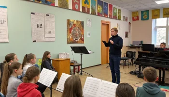 Мастер-класс по вокалу вдохновил учеников школы искусств в Успенском районе
