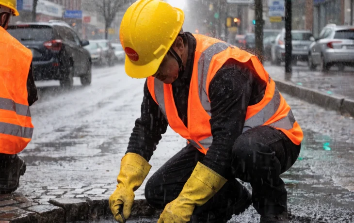 В Кущёвском районе усилили темпы ямочного ремонта дорог в апреле