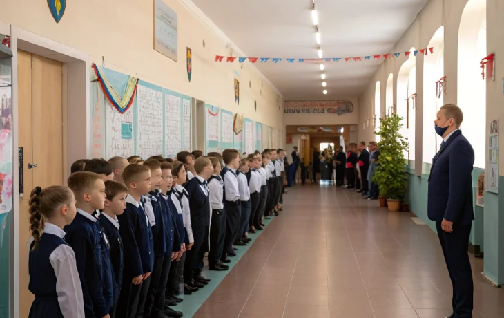 Линейка в школе №4 Лабинска подвела итоги Года защитника Отечества Линейка в школе №4 Лабинска подвела итоги Года защитника Отечества