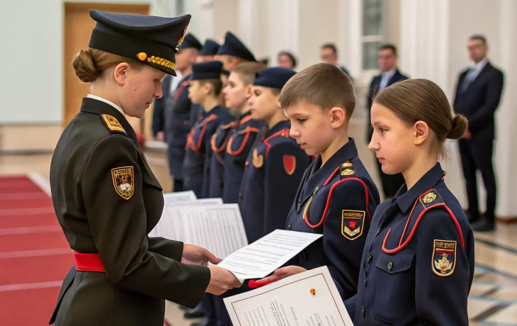 В Крымском казачьем кадетском корпусе вручили аттестаты выпускникам 9-х классов В Крымском казачьем кадетском корпусе вручили аттестаты выпускникам 9-х классов