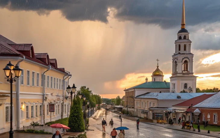 В Брюховецкой ожидаются тёплый день и вечерний дождь 23 марта