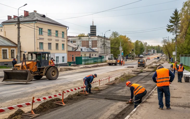 В Горячем Ключе стартовал ремонт улицы Заводской