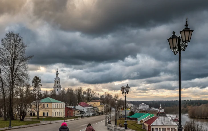 Облачная и прохладная погода установилась сегодня в Павловской