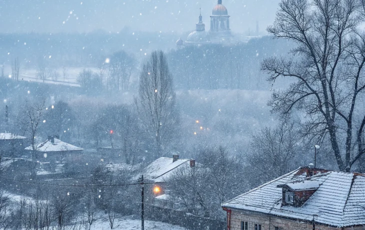 Погода в Афипском на 9 февраля: мокрый снег, ветер и слабый мороз