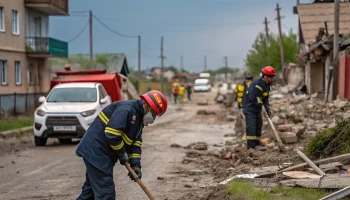 В Афипском продолжают устранять последствия ЧС после июньского налета