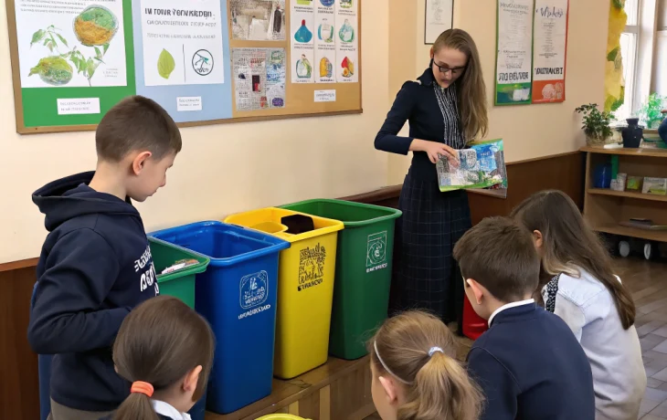 Школьники Кореновского района изучили основы экологии и раздельного сбора отходов
