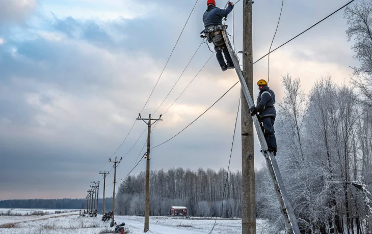 В Ильском восстановили свет после повреждения ЛЭП обломками БПЛА