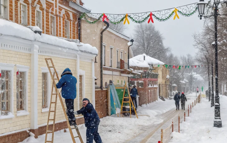 В Ахтырском активно ведется благоустройство и подготовка к 80-летию Победы