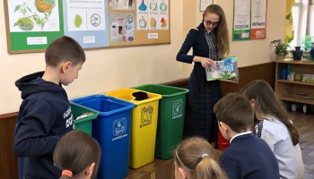Школьники Кореновского района изучили основы экологии и раздельного сбора отходов