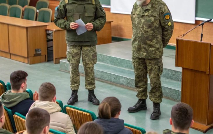 Ветераны СВО провели урок мужества для студентов Лабинского медколледжа