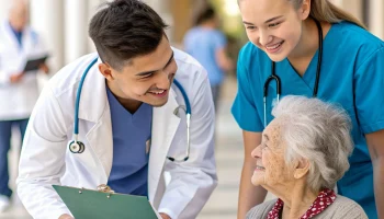 Будущие медики Ейска помогают пенсионерам и дарят им заботу