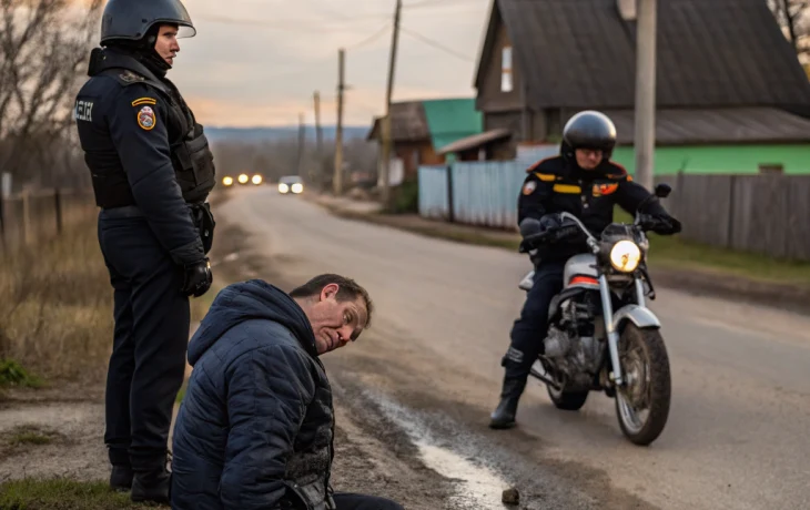 В Белой Глине задержан нетрезвый мотоциклист и завершено дело о краже телефона таксистом